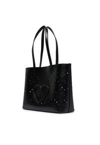 Love Moschino - LOVE MOSCHINO Torebka JC4289PP0OKK0000 Czarny. Kolor: czarny. Materiał: skórzane #6