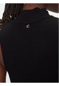 LOLA CASADEMUNT Sukienka dzianinowa LS2516004 Czarny Regular Fit. Kolor: czarny. Materiał: wiskoza, syntetyk #2