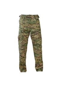 MFH MAX FUCHS - Spodnie myśliwskie męskie MFH BDU US Army Rip-Stop Multicam. Kolor: wielokolorowy, zielony, brązowy