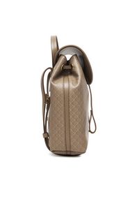 Calvin Klein Plecak Emblem Aop Mini Backpack LV04F3507G Beżowy. Kolor: beżowy. Materiał: skóra #2