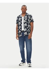 Tommy Jeans Koszula DM0DM21351 Granatowy Regular Fit. Kolor: niebieski. Materiał: bawełna