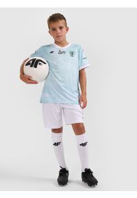 4f - 4F Koszulka klubowa wyjazdowa z sezonu 2025/26 dziecięca 4F x Piast Gliwice - multikolor 146/152 (10-12 lat). Kolor: wielokolorowy. Materiał: włókno, dzianina. Długość: długie. Sezon: lato. Styl: klasyczny, sportowy
