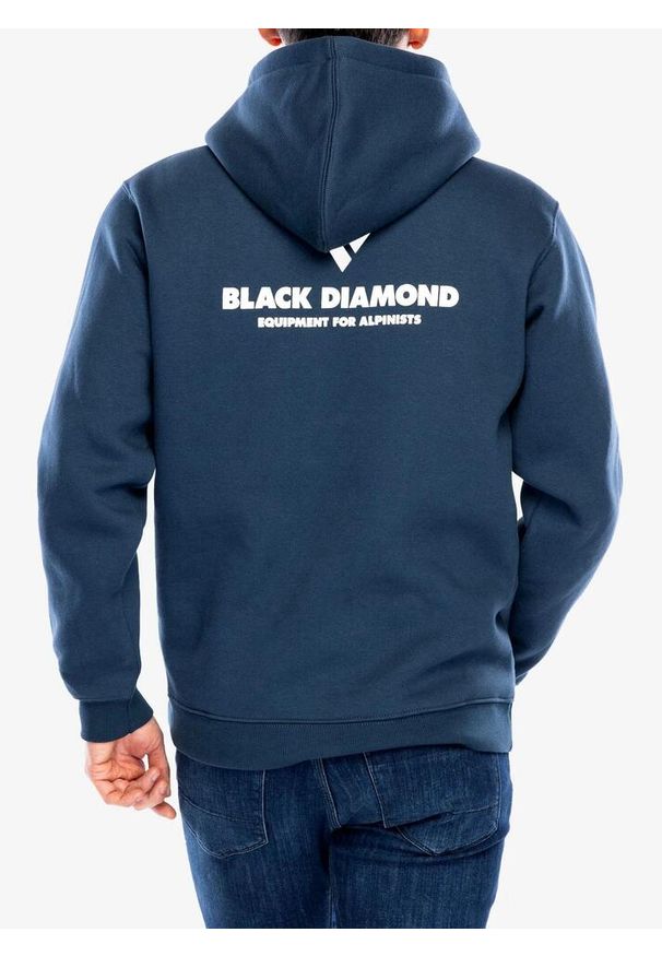 Bluza z kapturem męska Black Diamond Equipment For Alpinists PO Hoody. Typ kołnierza: kaptur. Kolor: niebieski. Sport: turystyka piesza
