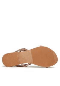 Manebi Sandały Crystal Embellished Leather Sandals V 6.3 Y0 Różowy. Kolor: różowy. Materiał: zamsz, skóra #5