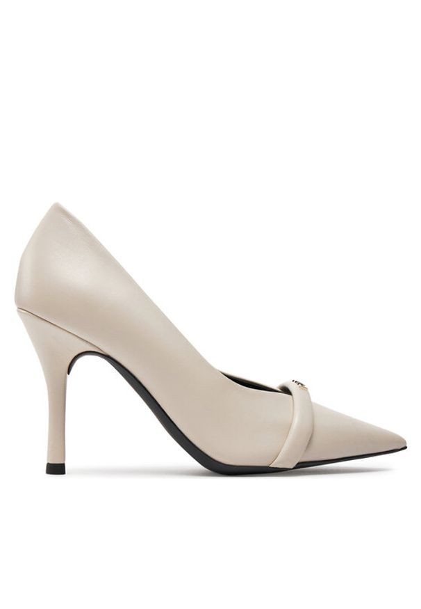 Furla Szpilki Core Decollete T.90 YG59FCD-X30000-1704S-10074100 Écru. Materiał: skóra. Obcas: na szpilce