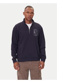 Guess Bluza M5BQ18 K0552 Granatowy Regular Fit. Kolor: niebieski. Materiał: syntetyk #1