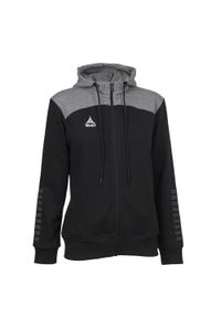 SELECT - Bluza damska Select Oxford rozpinana z kapturem czarna. Typ kołnierza: kaptur. Kolor: wielokolorowy, szary, czarny. Sport: piłka ręczna #1