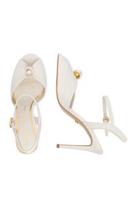 Gino Rossi - GINO ROSSI Sandały CEO-ROSE-LT2091-W Biały. Kolor: biały. Materiał: skóra #8