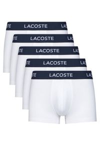Lacoste Komplet 5 par bokserek 5H1292 Biały. Kolor: biały. Materiał: bawełna #6