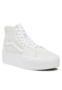 Vans Tenisówki Ua Sk8-Hi Tapered Stackform VN0A5JMKBGF1 Écru. Materiał: materiał