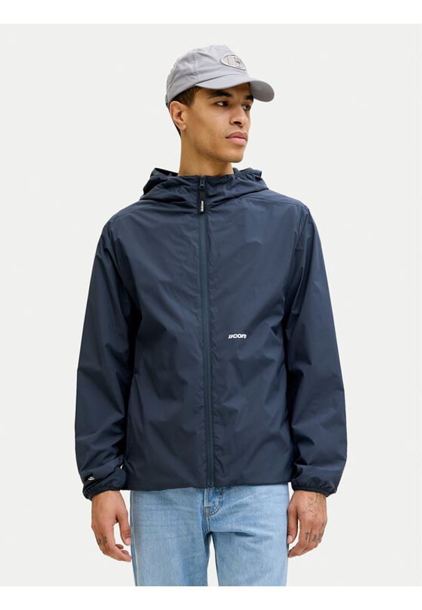 Jack & Jones Wiatrówka Club 12291187 Granatowy Regular Fit. Kolor: niebieski. Materiał: syntetyk