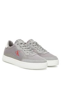 Calvin Klein Jeans Sneakersy Classic Cupsole Mg Nylon Mix YM0YM01304 Szary. Kolor: szary. Materiał: skóra #5
