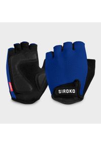 SIROKO - Mężczyzna i kobieta Kolarstwo Rękawiczki rowerowe Aero Dark Blue Siroko Niebi. Kolor: niebieski. Materiał: nylon. Sport: kolarstwo #1