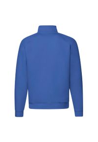 FRUIT OF THE LOOM - Bluza Unisex Premium Quarter Zip Raglan Dla Dorosłych. Kolor: niebieski. Długość rękawa: raglanowy rękaw