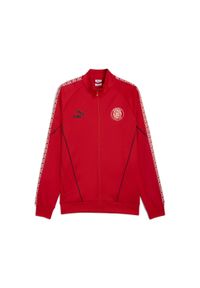 Puma - Męska kurtka Gorina FC KING Anthem PUMA Red White. Kolor: biały, czerwony, wielokolorowy