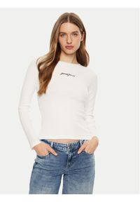 Guess T-Shirt W5RI58 KA0H1 Biały Regular Fit. Kolor: biały. Materiał: bawełna