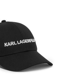 Karl Lagerfeld - KARL LAGERFELD Czapka z daszkiem A1W33071 Czarny. Kolor: czarny. Materiał: bawełna #3