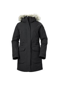 Parka dla kobiet Helly Hansen Varanger. Kolor: wielokolorowy, szary, czarny. Sezon: zima