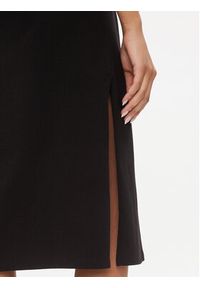 Armani Exchange Sukienka codzienna 3DYA70 YJ3RZ 1200 Czarny Regular Fit. Okazja: na co dzień. Kolor: czarny. Materiał: bawełna. Typ sukienki: proste. Styl: casual