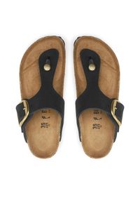 Birkenstock Japonki Gizeh Big Buckle 1024107 Czarny. Kolor: czarny. Materiał: nubuk, skóra #1
