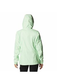 columbia - Kurtka przeciwdeszczowa turystyczna damska Columbia Pouring Adventure II Jacket. Kolor: zielony. Sport: turystyka piesza #2