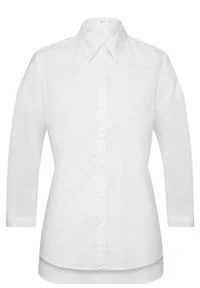 Bluzka oversize z ochroną przed promieniowaniem UV, długa bonprix biały. Kolor: biały. Długość: długie #1