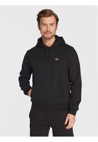 Lacoste Bluza SH9623 Czarny Classic Fit. Kolor: czarny. Materiał: bawełna #1