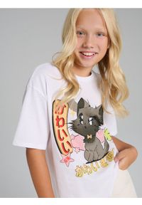 Sinsay - Koszulka z krótkim rękawem - biały. Kolor: biały. Długość rękawa: krótki rękaw. Długość: krótkie #1