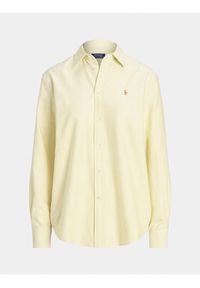 Polo Ralph Lauren Koszula Ls Rx Anw St 211932521006 Żółty Relaxed Fit. Typ kołnierza: polo. Kolor: żółty. Materiał: bawełna
