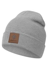 URBANARTT - Unisex Grey Mankiet Beanie - Warm & Stedelijk Design. Kolor: wielokolorowy. Materiał: akryl. Sezon: zima. Styl: elegancki