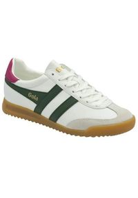 Buty do chodzenia damskie Gola Grandslam Elite. Kolor: zielony, biały, wielokolorowy. Materiał: materiał, skóra. Szerokość cholewki: normalna. Sport: turystyka piesza