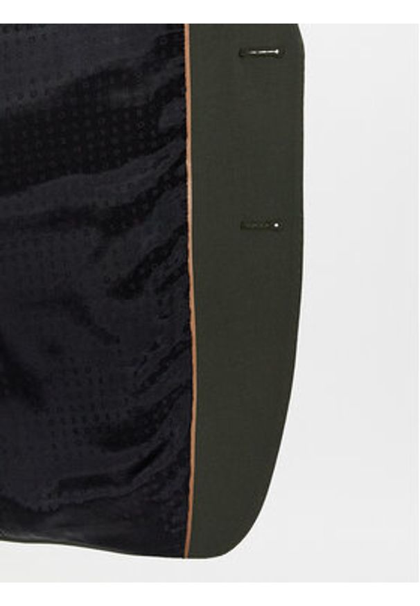 BOSS - Boss Garnitur H-Huge-2Pcs-224 50509485 Zielony Slim Fit. Kolor: zielony. Materiał: wełna