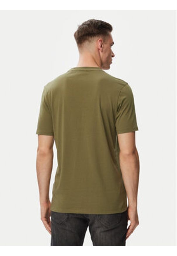 Hugo - HUGO T-Shirt Dulivio 50467556 Zielony Regular Fit. Kolor: zielony. Materiał: bawełna