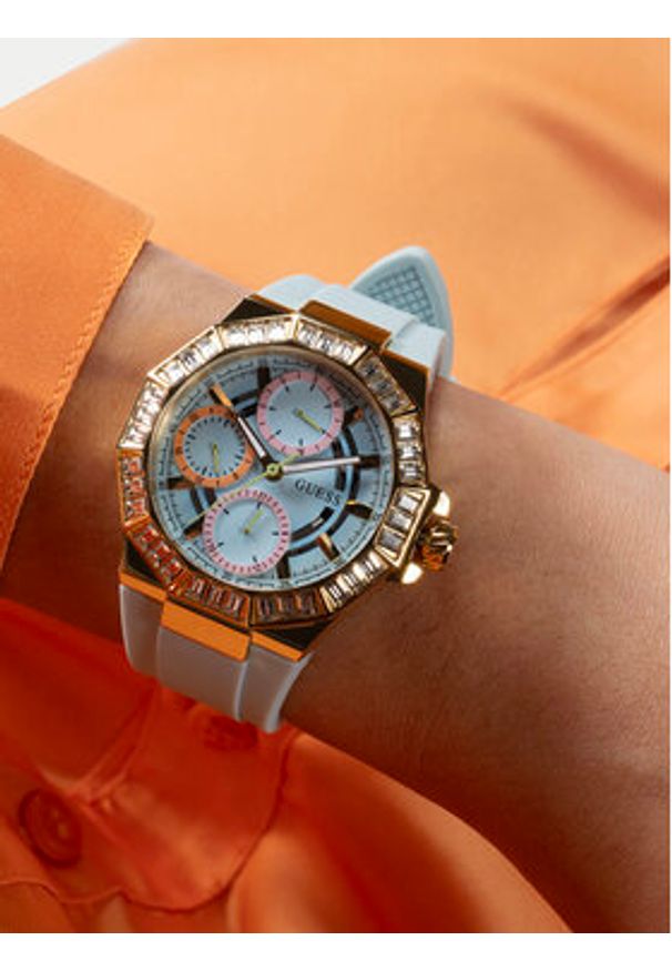 Guess Zegarek damski Selena GW0695L1 Złoty. Kolor: złoty