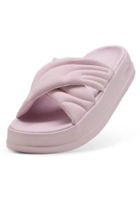 Plaskanie Puma Leadcat Platform, Kobiety. Kolor: różowy. Materiał: materiał, syntetyk. Obcas: na platformie