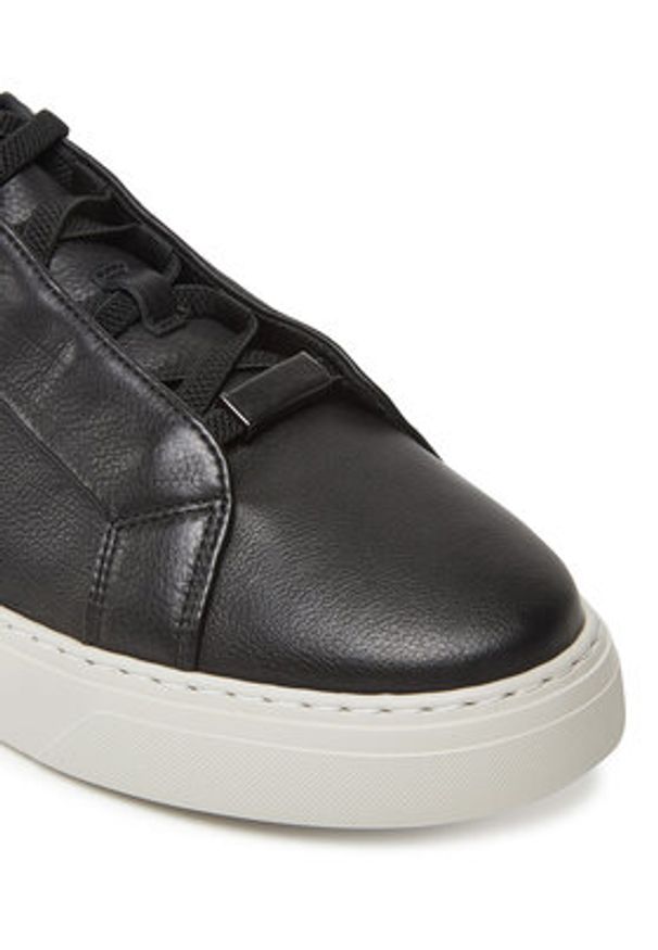 BOSS Sneakersy Gary 50546231 Czarny. Kolor: czarny. Materiał: skóra