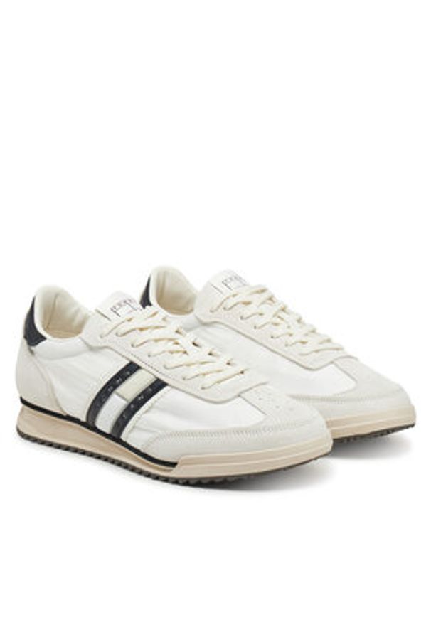 Tommy Jeans Sneakersy Tjm Retro Runner Cleated EM0EM01527 Biały. Kolor: biały. Materiał: zamsz, skóra