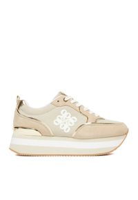 Nine West Sneakersy SS25-3C093 Beżowy. Kolor: beżowy. Materiał: materiał