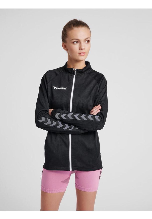 Bluza do piłki nożnej damska Hummel demi-zip hml AUTHENTIC. Kolor: biały, wielokolorowy, czarny