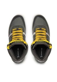 Lacoste Sneakersy T-Clip Winter Mid 746SMA0086 Khaki. Kolor: brązowy #2