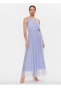 Rinascimento Sukienka wieczorowa CFC0019003002 Fioletowy Regular Fit. Kolor: fioletowy. Materiał: syntetyk. Styl: wizytowy #1