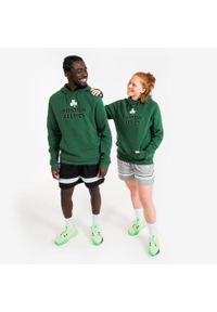 TARMAK - Bluza do koszykówki dla mężczyzn i kobiet Hoodie 900 NBA. Kolor: zielony. Materiał: tkanina, materiał. Sport: koszykówka