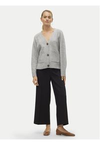 Vero Moda Kardigan Boom 10320457 Szary Loose Fit. Kolor: szary. Materiał: syntetyk #6