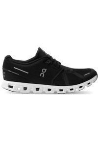 Buty do chodzenia męskie On Running Cloud 5 Czarne. Kolor: biały, wielokolorowy, czarny. Materiał: materiał, syntetyk, tkanina. Sport: turystyka piesza, bieganie