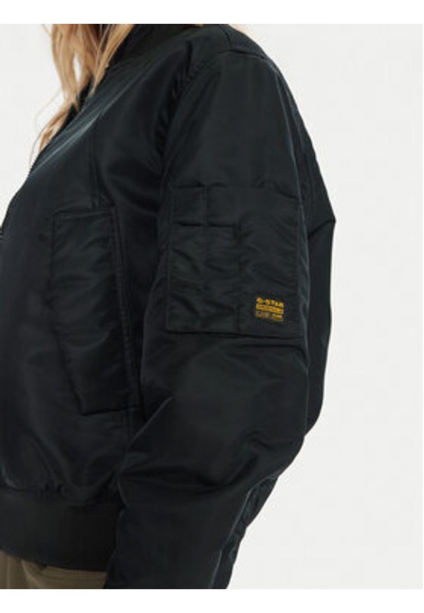 G-Star RAW - G-Star Raw Kurtka bomber D26973 C143 Czarny Loose Fit. Kolor: czarny. Materiał: syntetyk