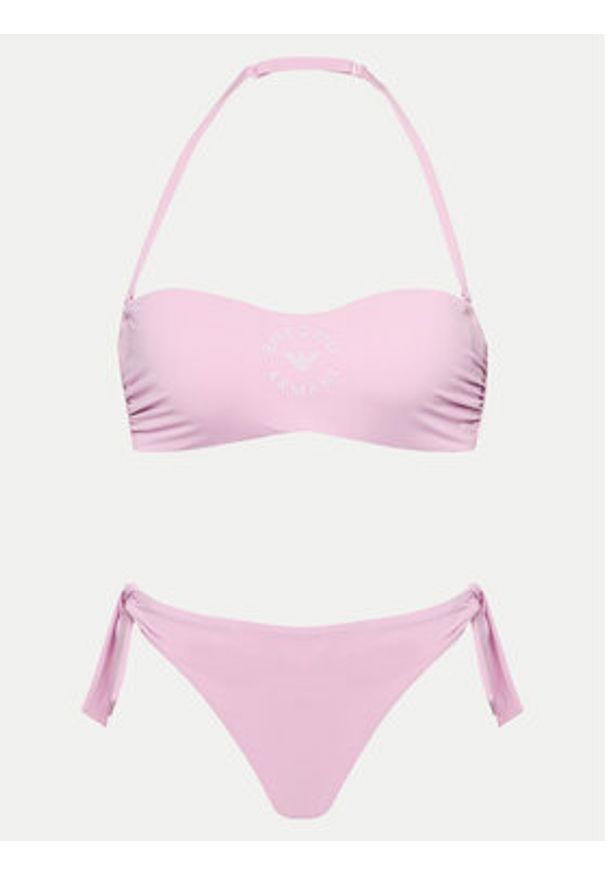 Emporio Armani Bikini 262737 4R306 00070 Różowy. Kolor: różowy. Materiał: syntetyk