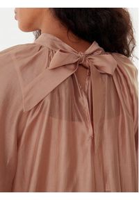 ViCOLO Bluzka TF0314 Brązowy Regular Fit. Kolor: brązowy. Materiał: syntetyk #3