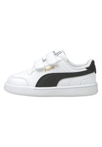 Puma Puma Shuffle V Lower Sneakers Dzieci. Okazja: na co dzień. Kolor: czarny, biały, wielokolorowy. Materiał: materiał