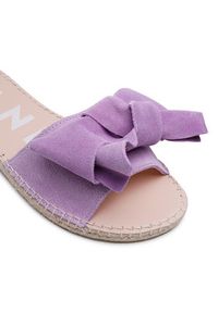 Manebi Espadryle Sadals With Bow M 3.8 J0 Fioletowy. Kolor: fioletowy. Materiał: zamsz, skóra #4