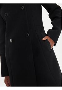 Morgan Płaszcz wełniany 242-GSUZI Czarny Slim Fit. Kolor: czarny. Materiał: syntetyk #3